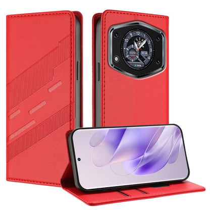 Embossed Multi-functional Wallet Retro Leather Phone Case, Compatible with Cubot A30