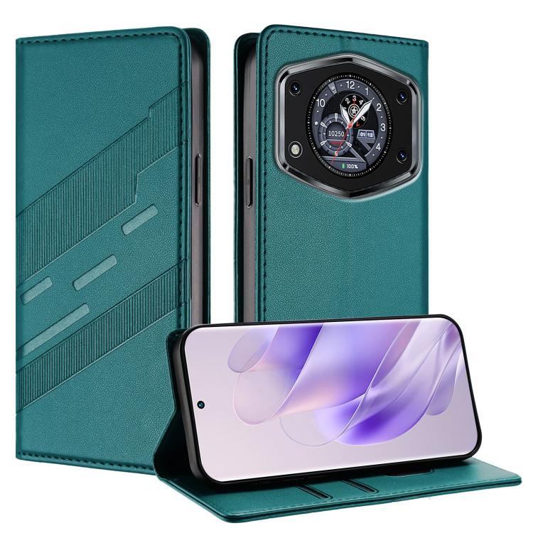 Embossed Multi-functional Wallet Retro Leather Phone Case, Compatible with Cubot A30