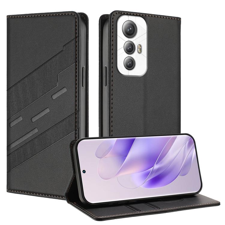 Embossed Multi-functional Wallet Retro Leather Phone Case, Compatible with Cubot Max 5