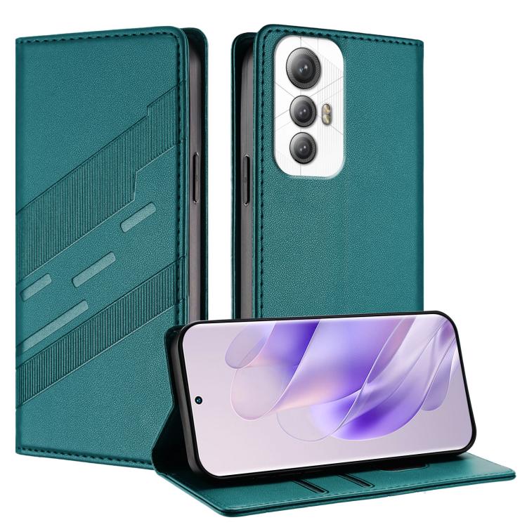 Embossed Multi-functional Wallet Retro Leather Phone Case, Compatible with Cubot Max 5