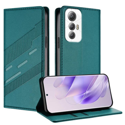 Embossed Multi-functional Wallet Retro Leather Phone Case, Compatible with Cubot Max 5