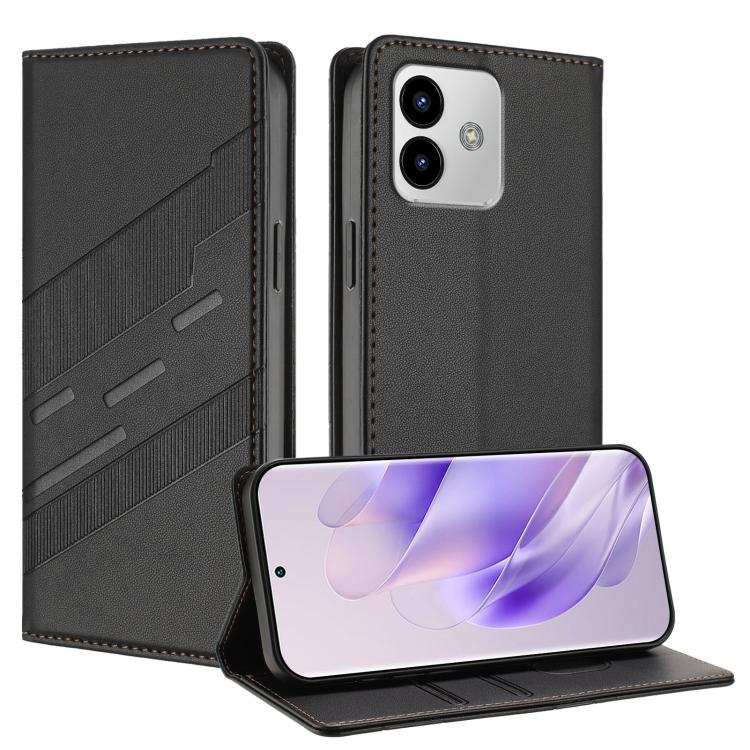 Embossed Multi-functional Wallet Retro Leather Phone Case, Compatible with Cubot Note 40