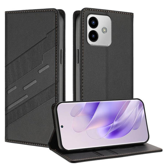 Embossed Multi-functional Wallet Retro Leather Phone Case, Compatible with Cubot Note 40