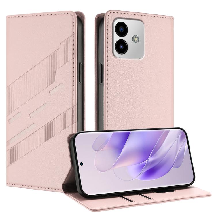 Embossed Multi-functional Wallet Retro Leather Phone Case, Compatible with Cubot Note 40