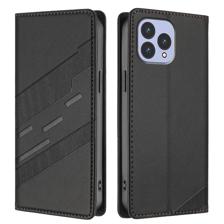 Embossed Multi-functional Wallet Retro Leather Phone Case, Compatible with Cubot P80