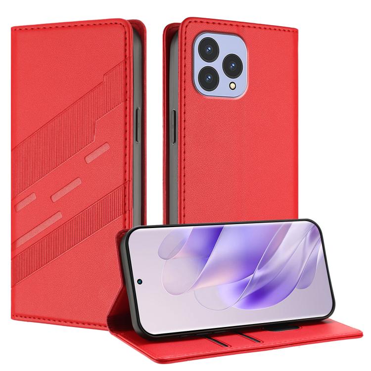 Embossed Multi-functional Wallet Retro Leather Phone Case, Compatible with Cubot P80