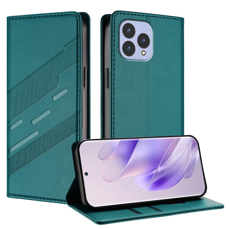 Embossed Multi-functional Wallet Retro Leather Phone Case, Compatible with Cubot P80