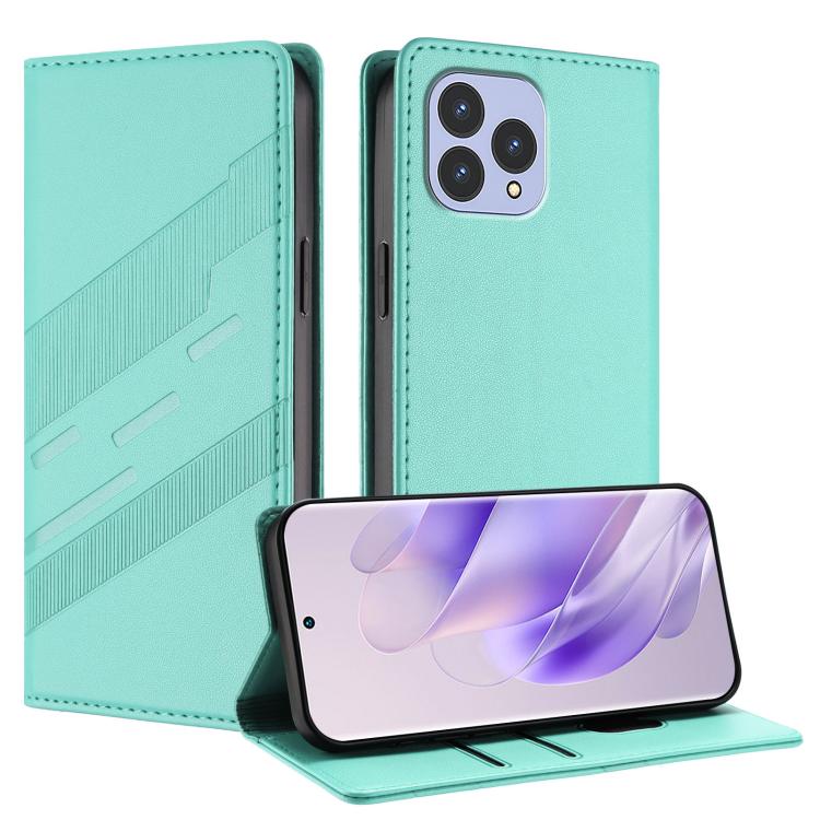 Embossed Multi-functional Wallet Retro Leather Phone Case, Compatible with Cubot P80