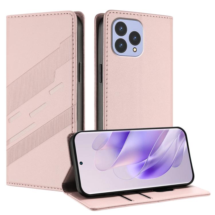 Embossed Multi-functional Wallet Retro Leather Phone Case, Compatible with Cubot P80