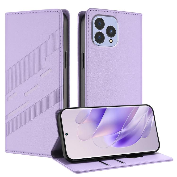 Embossed Multi-functional Wallet Retro Leather Phone Case, Compatible with Cubot P80