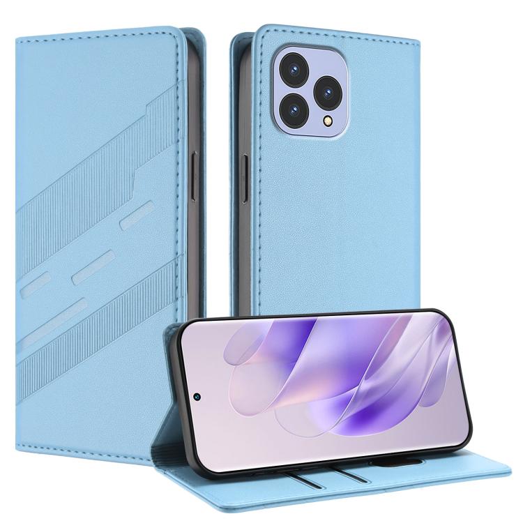 Embossed Multi-functional Wallet Retro Leather Phone Case, Compatible with Cubot P80