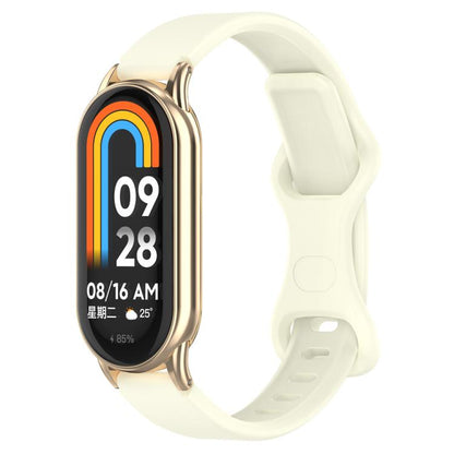 Butterfly Buckle Silicone Watch Band, 12mm