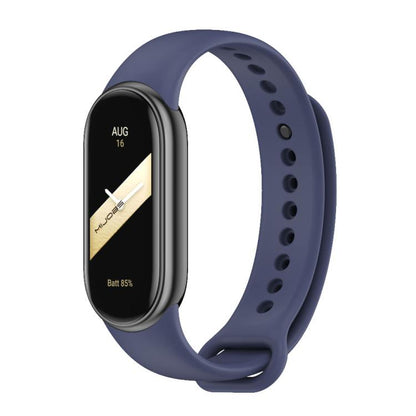 xDfind Metal Buckle Solid Color Silicone Watch Band