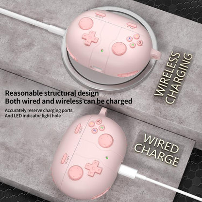 Retro Game Console Style Silicone Earbuds Case