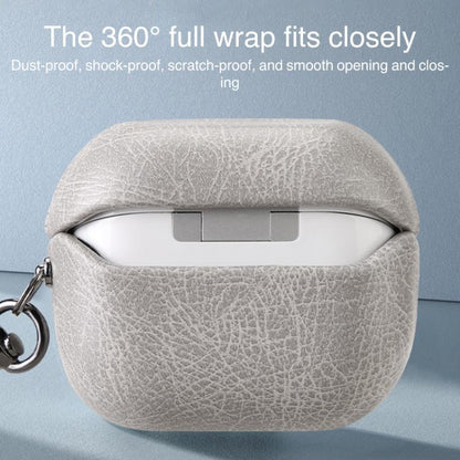Retro Crazy Horse Texture PU Earphones Case with Hook