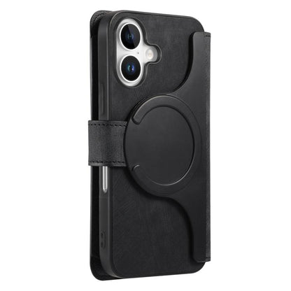 CaseNeo MagSafe RFID Anti-theft Zipper Wallet Retro Leather Phone Case, Compatible with iPhone 16 Plus