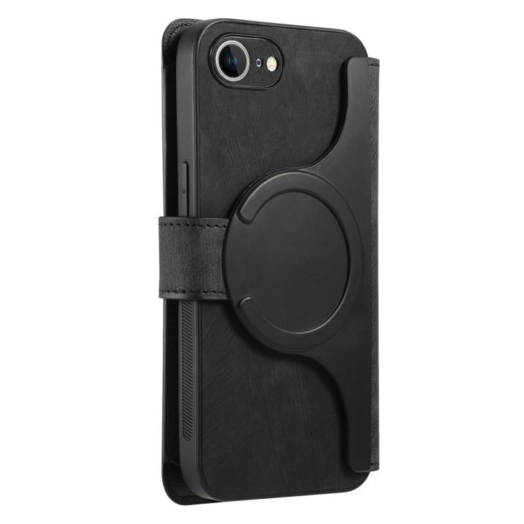 CaseNeo MagSafe RFID Anti-theft Zipper Wallet Retro Leather Phone Case, For iPhone 16e