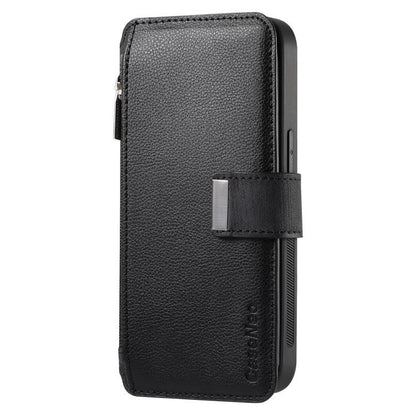 CaseNeo MagSafe RFID Anti-theft Zipper Wallet Retro Leather Phone Case, For Honor 90 Lite