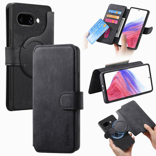 CaseNeo MagSafe RFID Anti-theft Retro Leather Phone Case