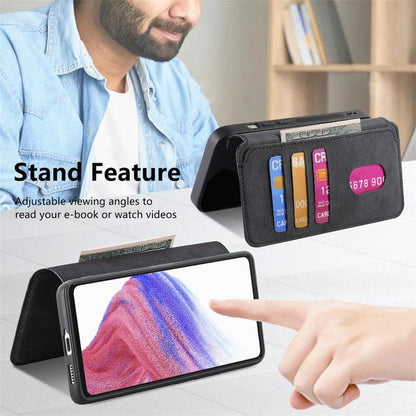 CaseNeo MagSafe RFID Anti-theft Retro Leather Phone Case