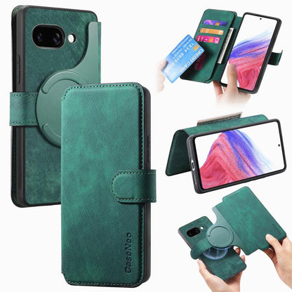 CaseNeo MagSafe RFID Anti-theft Retro Leather Phone Case