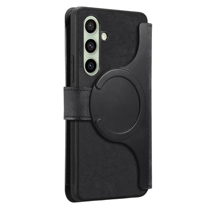 CaseNeo MagSafe RFID Anti-theft Zipper Wallet Retro Leather Phone Case, For Samsung Galaxy A17 4G / 5G