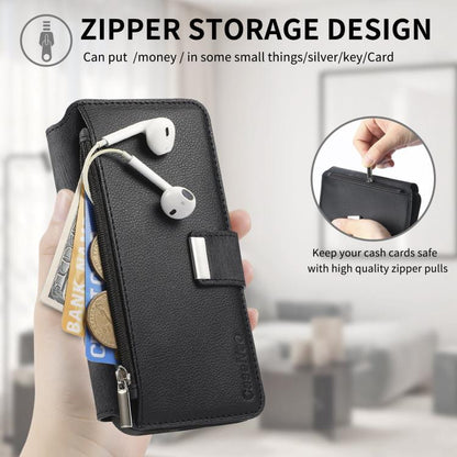 CaseNeo MagSafe RFID Anti-theft Zipper Wallet Retro Leather Phone Case, For Samsung Galaxy A17 4G / 5G