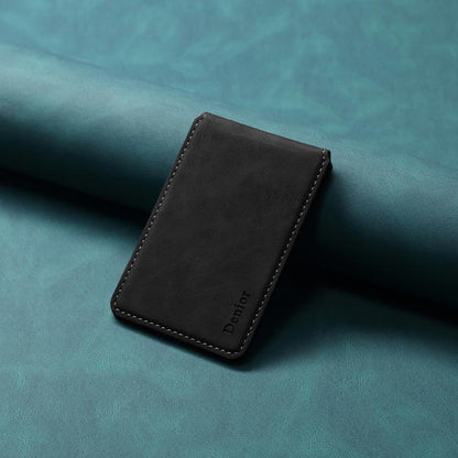 Denior V19 Magsafe Wallet Retro Texture Leather RFID Flip Card Holder Bag