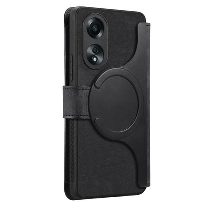 CaseNeo MagSafe RFID Anti-theft Zipper Wallet Retro Leather Phone Case, For OPPO A78 5G