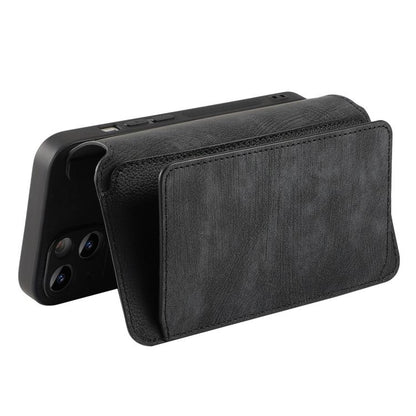 CaseNeo MagSafe RFID Anti-theft Zipper Wallet Retro Leather Phone Case