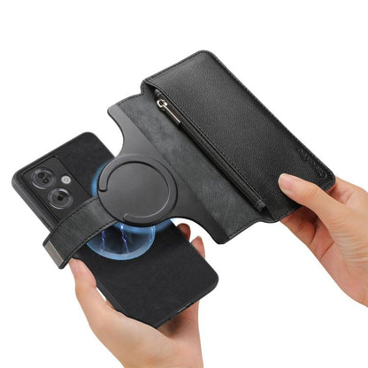 CaseNeo MagSafe RFID Anti-theft Zipper Wallet Retro Leather Phone Case