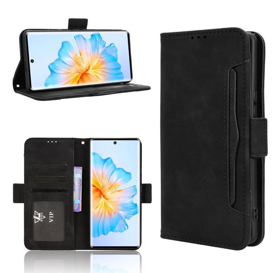 Skin Feel Calf Texture Card Slots Leather Phone Case, Compatible with Fossibot S3 Pro