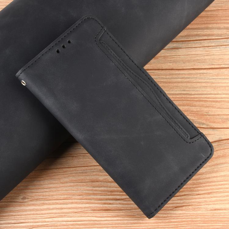 Skin Feel Calf Texture Card Slots Leather Phone Case, Compatible with Fossibot S3 Pro