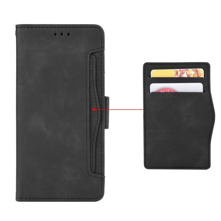 Skin Feel Calf Texture Card Slots Leather Phone Case, Compatible with Fossibot S3 Pro
