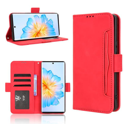 Skin Feel Calf Texture Card Slots Leather Phone Case, Compatible with Fossibot S3 Pro