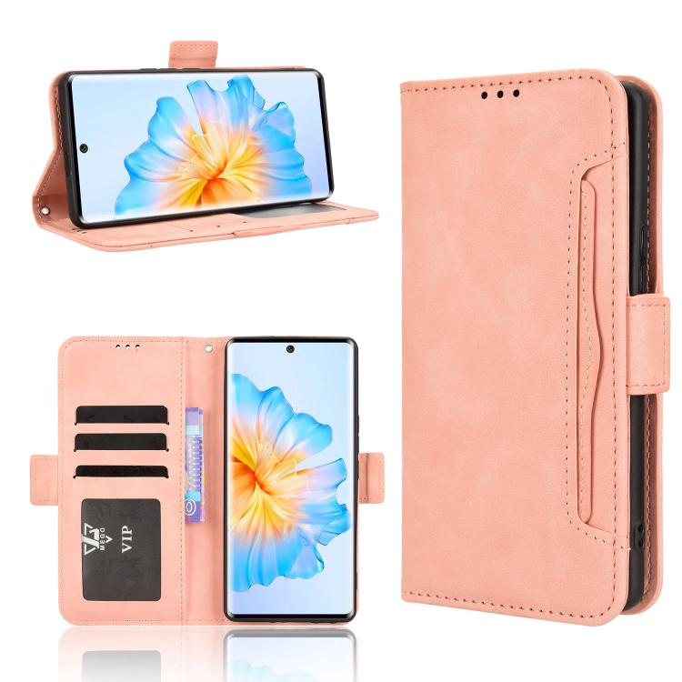 Skin Feel Calf Texture Card Slots Leather Phone Case, Compatible with Fossibot S3 Pro