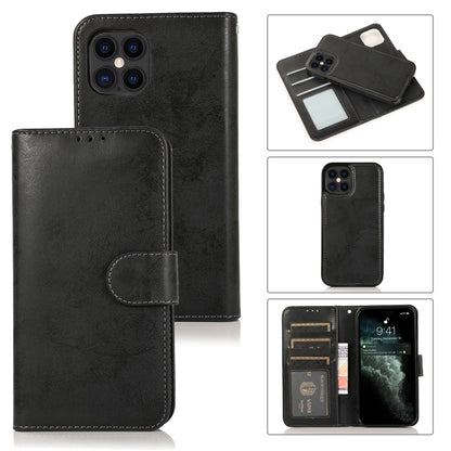 KLT888-2 Retro 2 in 1 Detachable Magnetic Horizontal Flip TPU + PU Leather Case with Holder & Card Slots & Photo Frame & Wallet