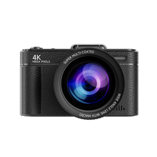 V5 64MP Retro Digital Camera 4K Recording 180 Flip Screen, Large Lens
