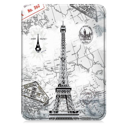 Custer Texture Painted Voltage Leather Smart Tablet Case