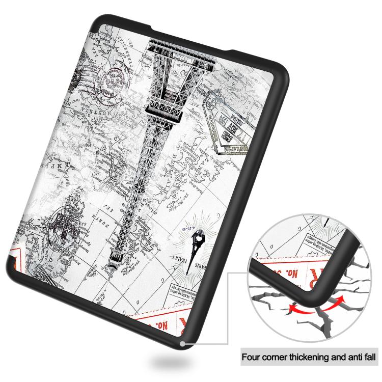 Custer Texture Painted Voltage Leather Smart Tablet Case
