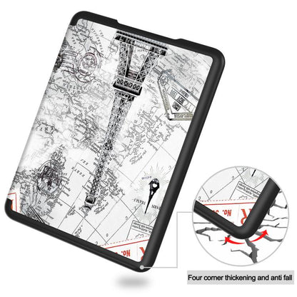 Custer Texture Painted Voltage Leather Smart Tablet Case