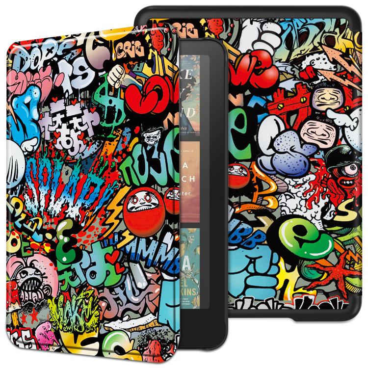 Custer Texture Painted Voltage Leather Smart Tablet Case