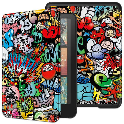 Custer Texture Painted Voltage Leather Smart Tablet Case