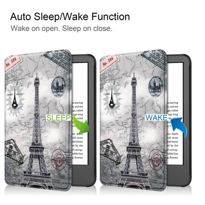 Custer Texture Painted Voltage Leather Smart Tablet Case