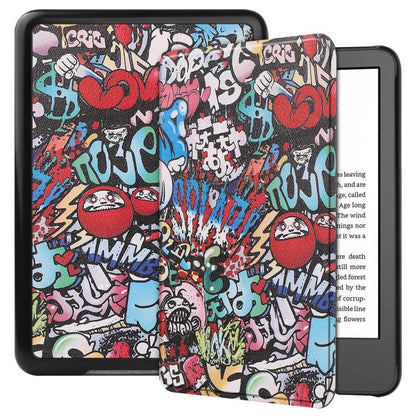 Custer Texture Painted Voltage Leather Smart Tablet Case