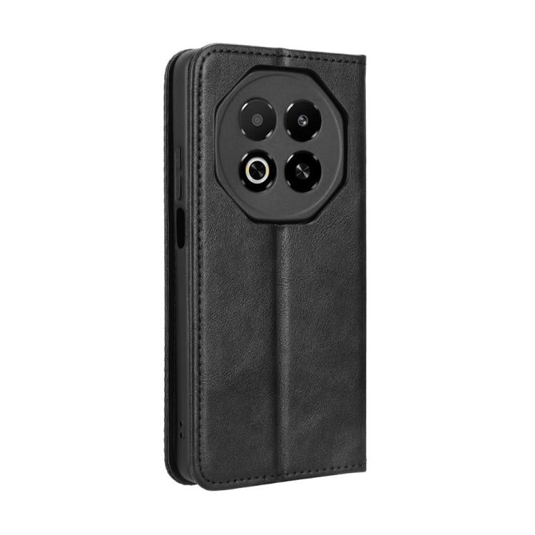 Magnetic Buckle Retro Texture Leather Phone Case, Compatible with Meizu Note 16 5G