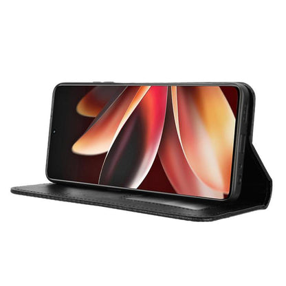 Magnetic Buckle Retro Texture Leather Phone Case, Compatible with Meizu Note 16 5G