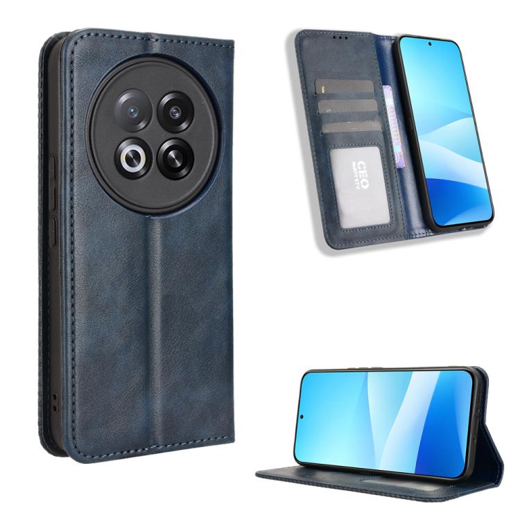 Magnetic Buckle Retro Texture Leather Phone Case, Compatible with Meizu Note 16 Pro 5G