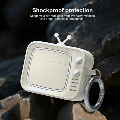 Retro TV Bluetooth Earphone Silicone Protective Case