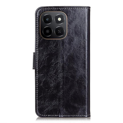 Retro Crazy Horse Texture Flip Leather Phone Case, Compatible with Honor X6c 4G